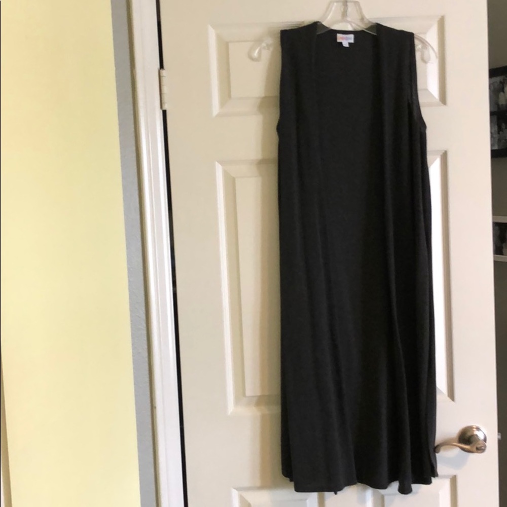 Lulu roe long cotton vest